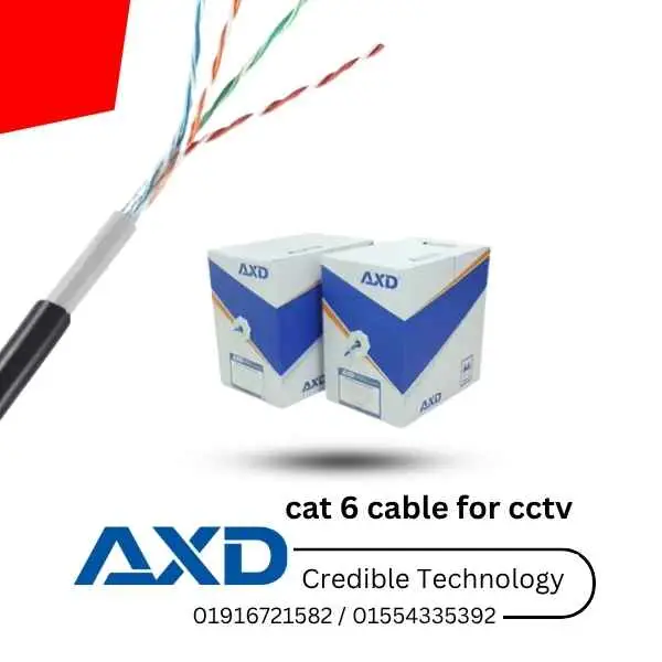 AXD cat 6 cable for cctv