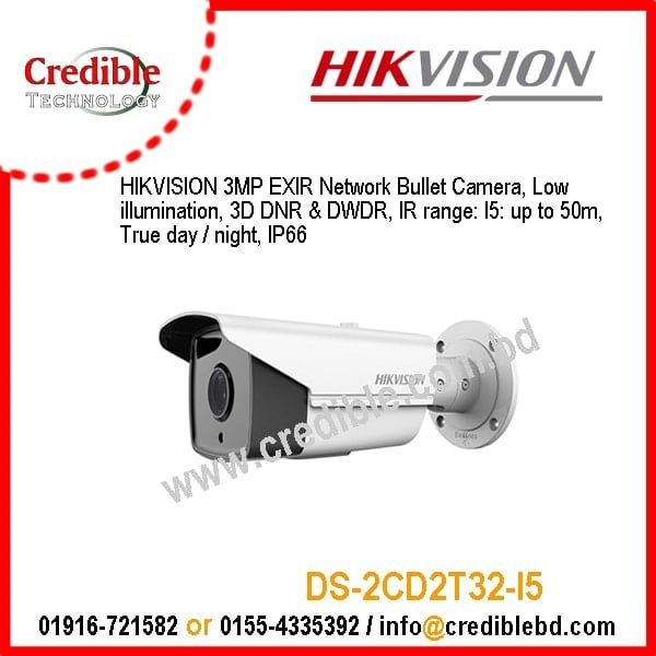 DS-2CD2T32-I5.jpg Hikvision DS-2CD2T32-I5 IP Camera price - Image 1