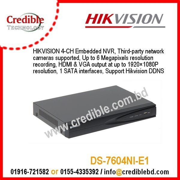 DS-7604NI-E1.jpg Hikvision DS-7604NI-E1 NVR Price - Image 1