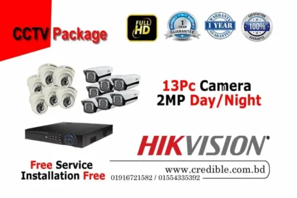 Hikvision CCTV package 13 PCS