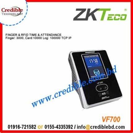 VF700 ZKTeco face identification T&A terminal