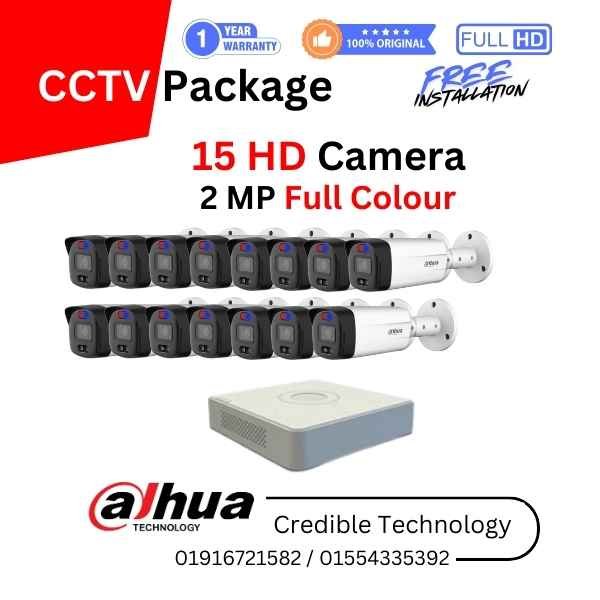 15 Dahua full color camera Package 15 Dahua full color camera Package